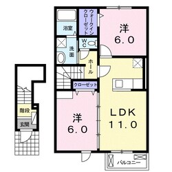 センパフローレンスⅠの物件間取画像